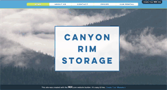 Desktop Screenshot of canyonrimstorage.com